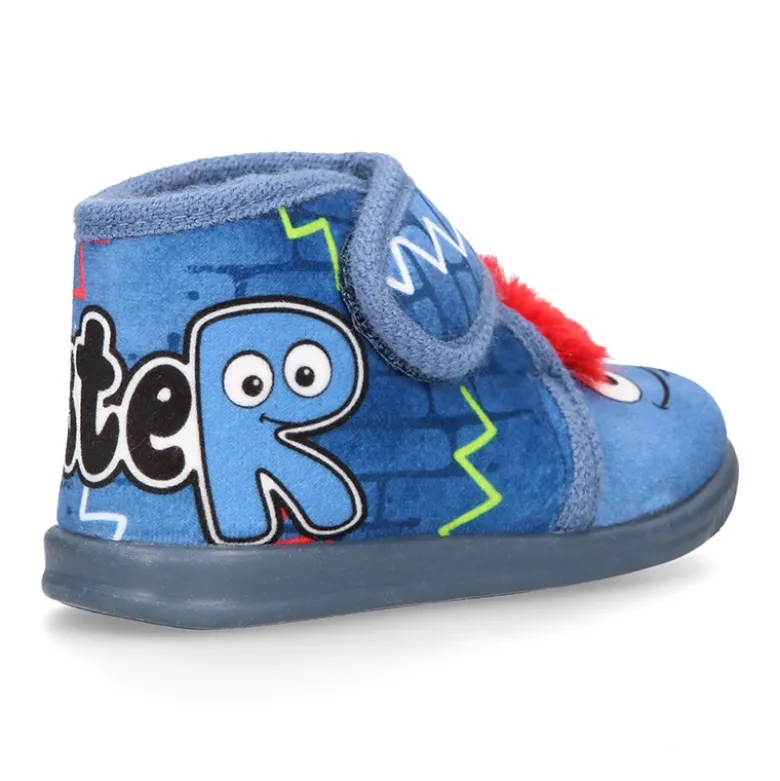 Botita casa niños MONSTER sin cordones.