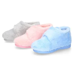 Botita casa niños sin cordones en SUAPEL suave.