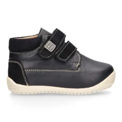 Botita casual respetuosa niños OKAA FLEX sin cordones y puntera en Piel Napa en colores OTOÑALES.