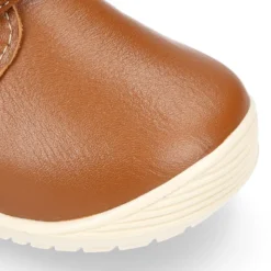 Botita casual respetuosa niños OKAA FLEX sin cordones y puntera en Piel Napa en colores OTOÑALES.