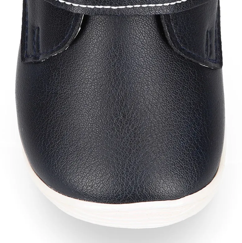 Botita casual respetuosa niños OKAA FLEX sin cordones en colores OTOÑALES.