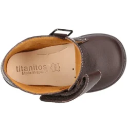 Botita colegial peques sin cordones en piel lavable.