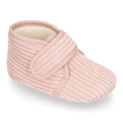 Botita de casa BEBÉS sin cordones en pana.