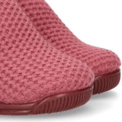 Botita de casa niños sin cordones en lana suave.
