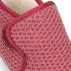 Botita de casa niños sin cordones en lana suave.