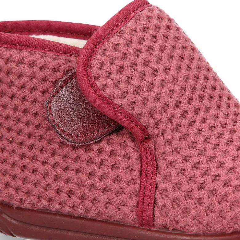 Botita de casa niños sin cordones en lana suave.
