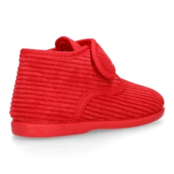 Botita de casa niños sin cordones pana fina.