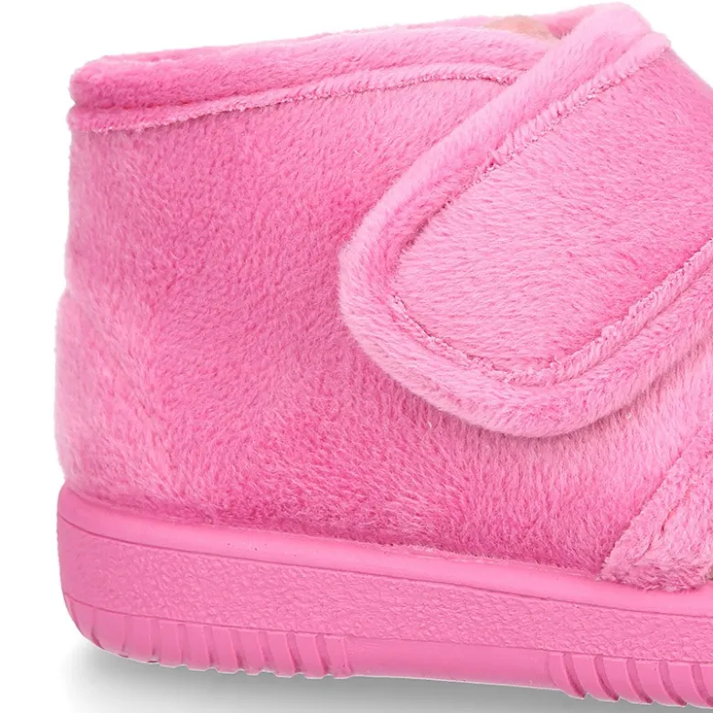 Botita de casa sin cordones BUHITO en lana.