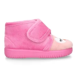 Botita de casa sin cordones BUHITO en lana.