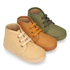 Botita niños CASUAL con cordones en Serratex.