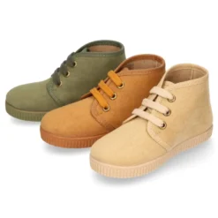 Botita niños CASUAL con cordones en Serratex.
