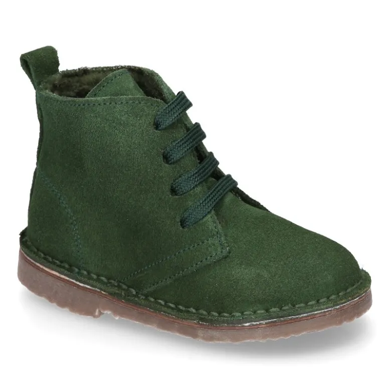 Botita niños con BORREGO interior en piel serraje.