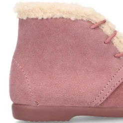 Botita niños en piel serraje con diseño con BORREGO.