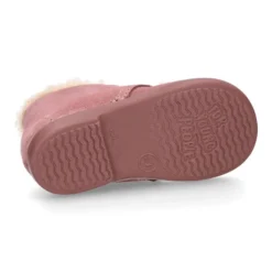 Botita niños en piel serraje con diseño con BORREGO.