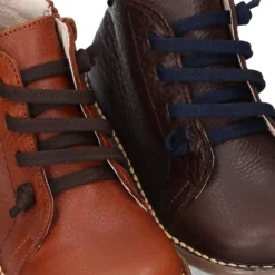 Botita niños SPORT con cremallera y cordones elásticos en piel.