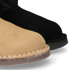 Botita niños tipo Australiana con cremallera y BORREGO interior en piel serraje y Nylon.