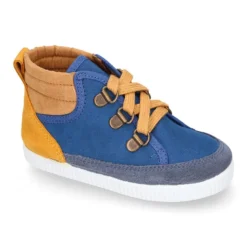 Botita niños tipo bamba estilo MONTAÑA con cordones en serratex.