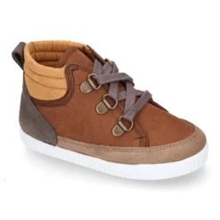 Botita niños tipo bamba estilo MONTAÑA con cordones en serratex.