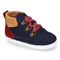 Botita niños tipo bamba estilo MONTAÑA con cordones en serratex.