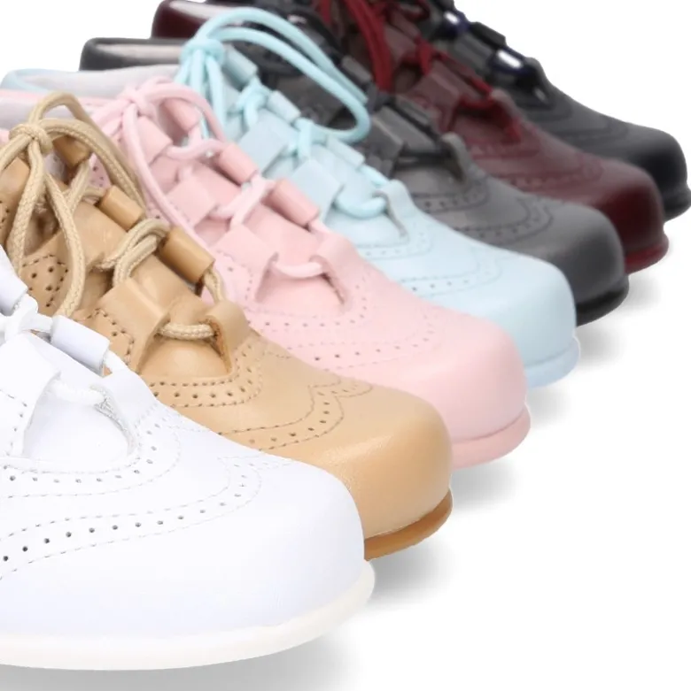 Botita niño tipo galesa o inglesita en piel Napa.