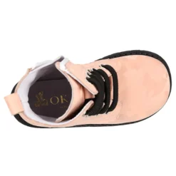 Botita ROCKERA niña cordones en piel tornasolada.