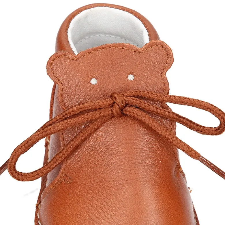 Botita Safari bebé OSITO con suela SUPER FLEXIBLE en piel napa extra suave.