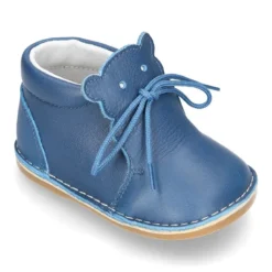 Botita Safari bebé OSITO con suela SUPER FLEXIBLE en piel napa extra suave.