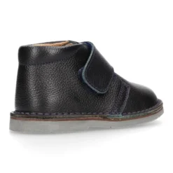 Botita safari niños sin cordones en piel.