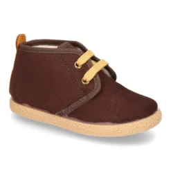 Botitas casual niños con cordones y BORREGO en Serratex.