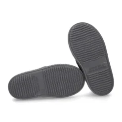 Botitas casual niños con cordones en Serratex NEGRO.