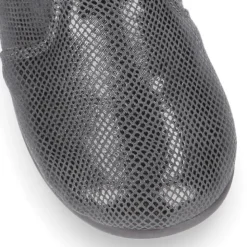 Botín niña con LAZO de terciopelo en Serratex estampado COBRA.