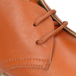 Botín niños pequeños con cordones en piel napa CUERO.