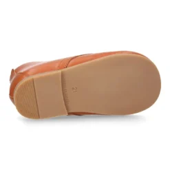 Botín niños pequeños con cordones en piel napa CUERO.