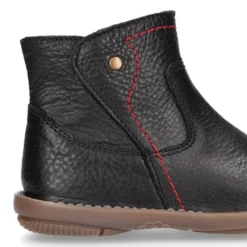 Botín niños SPORT con cremallera y suela súper flexible en piel.
