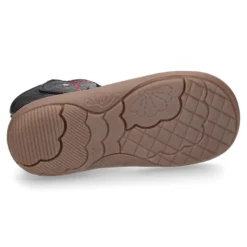Botín niños SPORT con cremallera y suela súper flexible en piel.