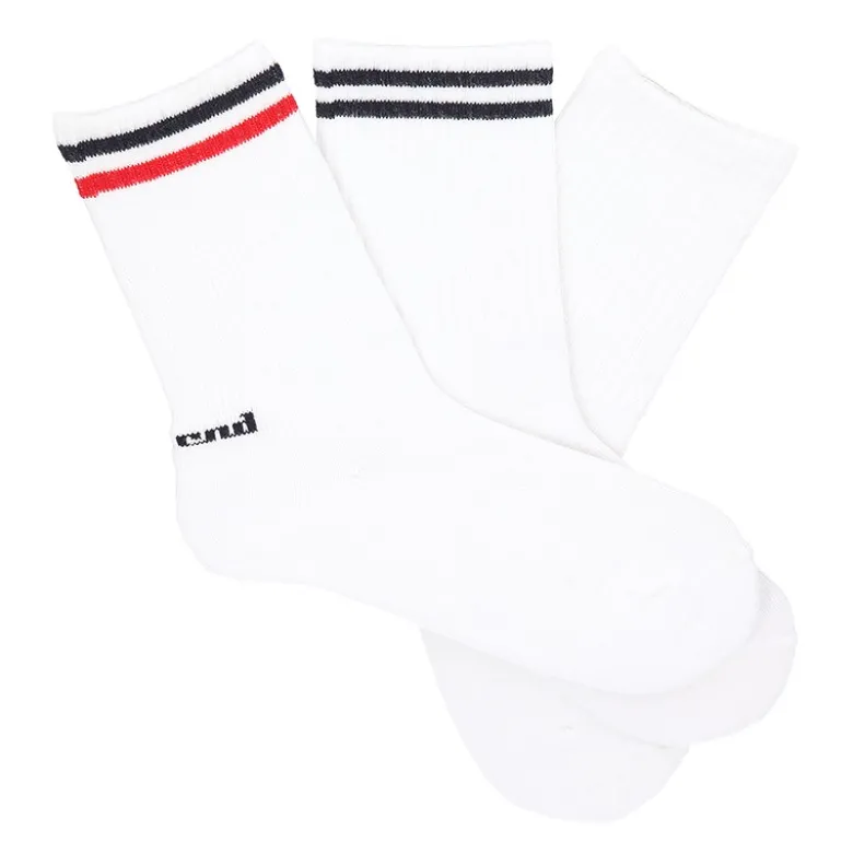 CALCETÍN CORTO SPORT PUÑO RAYAS CONDOR.