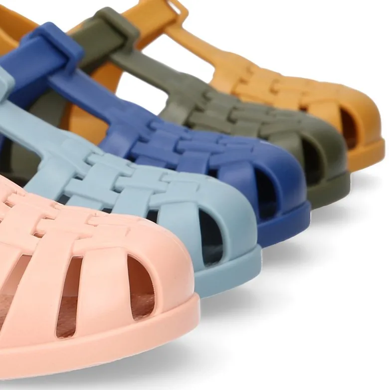 Cangrejera clásica niños colores SÓLIDOS con cierre CLIP para Playa y Piscina.