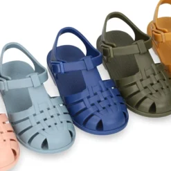 Cangrejera clásica niños colores SÓLIDOS con cierre CLIP para Playa y Piscina.
