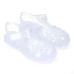 Cangrejera clásica niños en colores cristal con cierre adherente para Playa y Piscina.