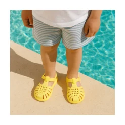 Cangrejera clásica niños nuevos colores SÓLIDOS con cierre adherente para Playa y Piscina.