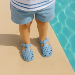 Cangrejera clásica niños nuevos colores SÓLIDOS con cierre adherente para Playa y Piscina.