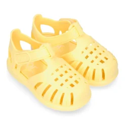 Cangrejera clásica niños nuevos colores SÓLIDOS con cierre adherente para Playa y Piscina.