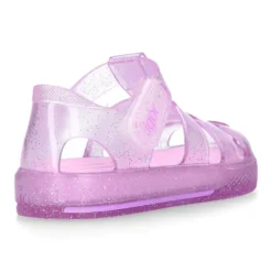 Cangrejera niña con cierre adherente tipo tenis CRISTAL GLITTER para Playa y Piscina.