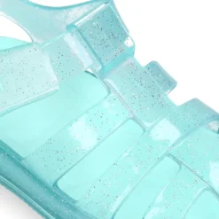 Cangrejera niña con cierre adherente tipo tenis CRISTAL GLITTER para Playa y Piscina.