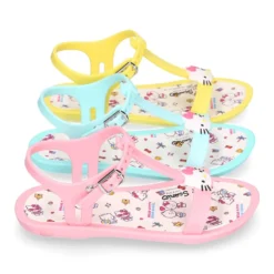 Cangrejera niña tipo sandalia con HELLO KITTY para Playa y Piscina.