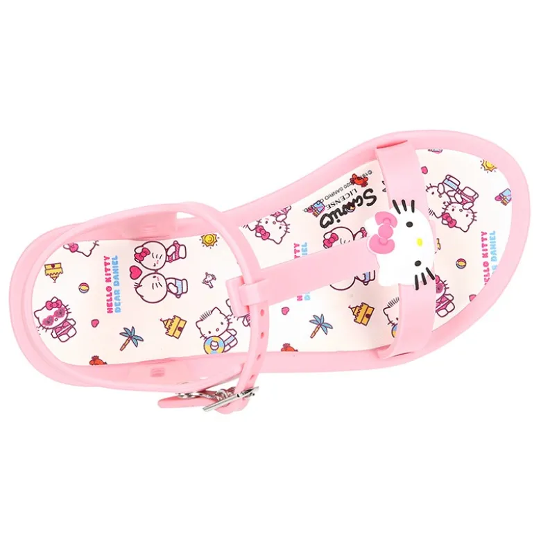 Cangrejera niña tipo sandalia con HELLO KITTY para Playa y Piscina.