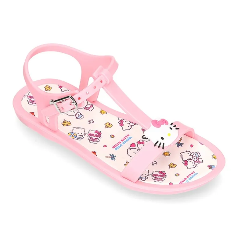 Cangrejera niña tipo sandalia con HELLO KITTY para Playa y Piscina.