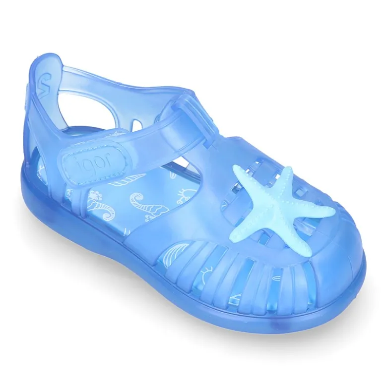 Cangrejera niños clásica con cierre adherente y ESTRELLA de MAR.