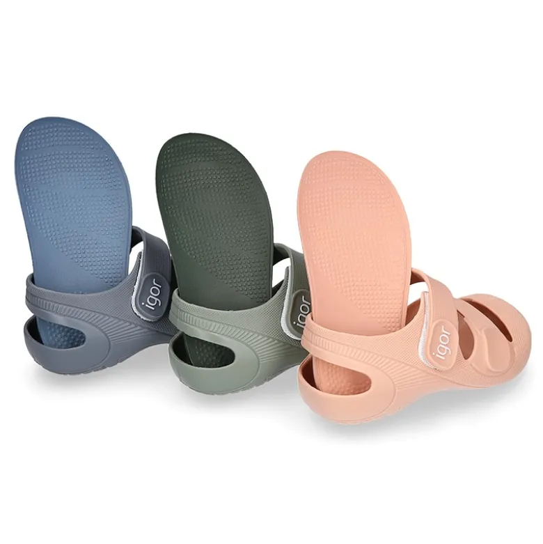 Cangrejera niños colores SÓLIDOS y cierre adherente para Playa y Piscina.