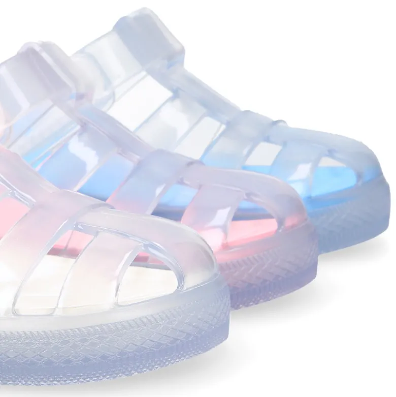 Cangrejera niños con cierre adherente tipo tenis CRISTAL para Playa y Piscina.